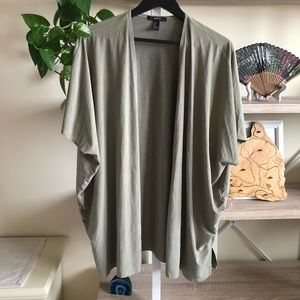 Forever 21 “Kimono” Cardigan- faux suede